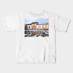 Harbor of Sirmione. Lombardia, Italy 2009 Kids T-Shirt